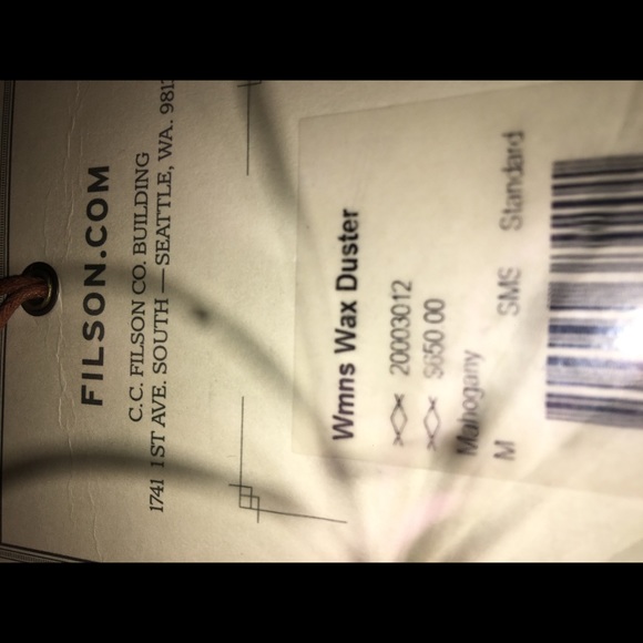Filson Other - Filson wmns duster